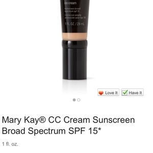 Mary Kay CC cream in Very Light